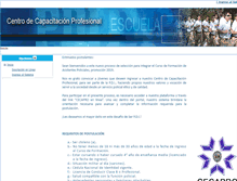 Tablet Screenshot of postulacion.cecapro.cl
